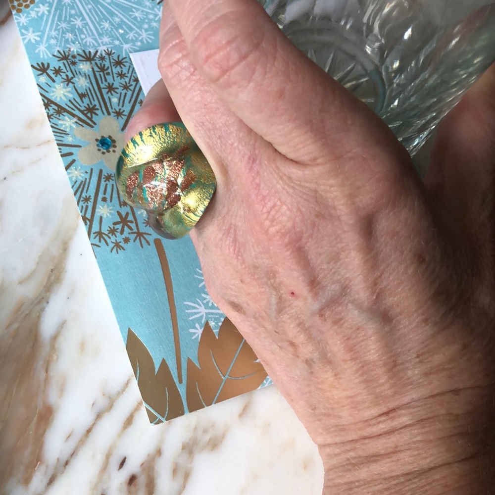 Like new- Murano glass ring - Picture 4 of 7